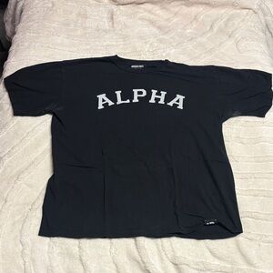 Alpha Logo Short Sleeve Tee - Black
